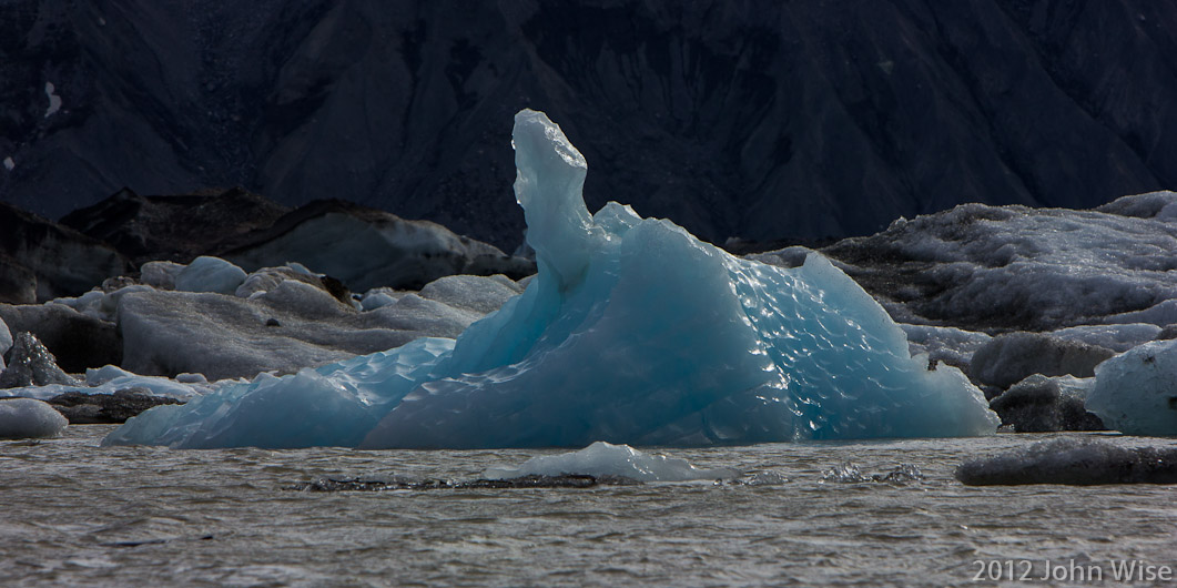 An iceberg in Lowell Lake - Kluane National Park Yukon, Canada