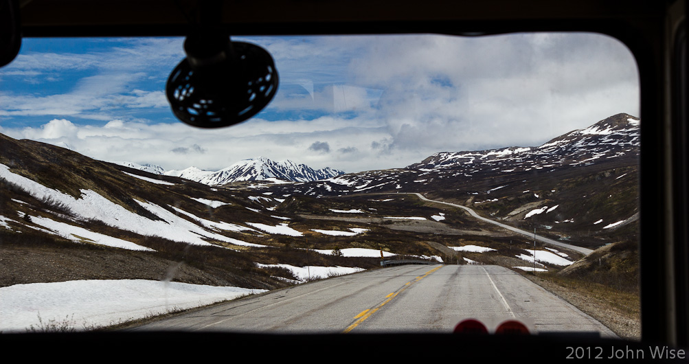 On the Haines Highway going north