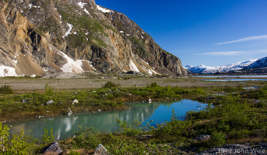 Halfway between Goatherd Mountain and Lowell Lake in Kluane National Park Yukon, Canada